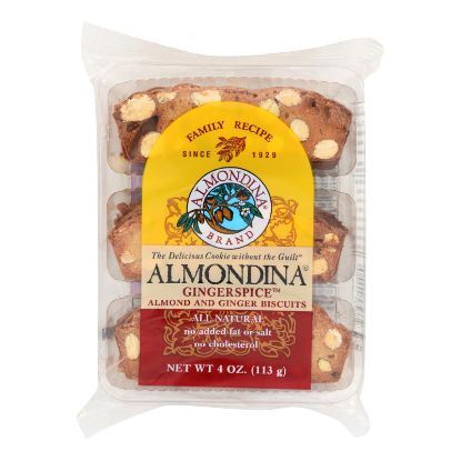 Almondina Ginger Spice Biscuit - Case of 12 - 4 oz