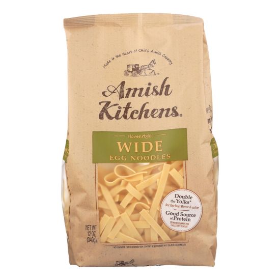 Amish Kitchen Wide Noodles - Case of 12 - 12 oz