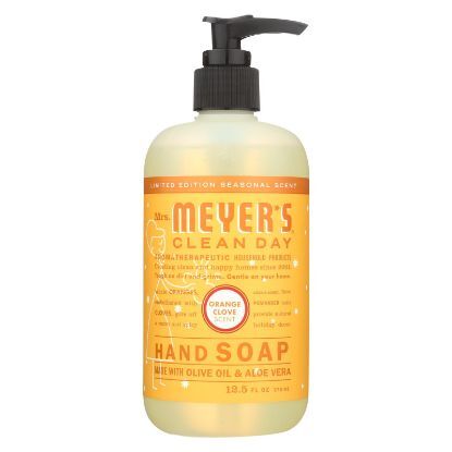 Mrs. Meyer's Clean Day - Liquid Hand Soap - Orange Clove - Case of 6 - 12.5 fl oz.
