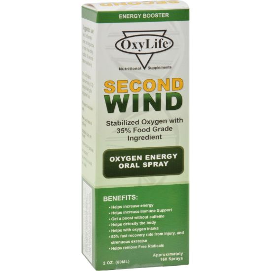 Oxylife Products - Oxylife Second Wind O2 Mn - 1 Each - 2 OZ