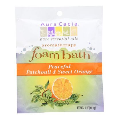 Aura Cacia - Foam Bath - Packet - Case of 1 - 2.5 oz.