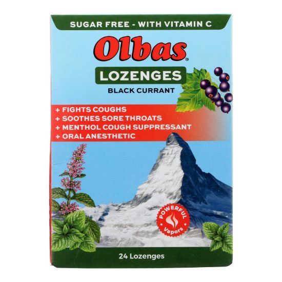 Olbas Lozenges Black Currant Menthol  - 1 Each - 24 CT