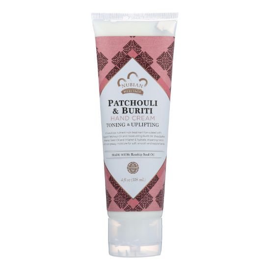 Nubian Heritage - Hand Cream Patchouli&buriti - 1 Each - 4 OZ