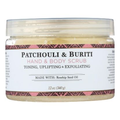 Nubian Heritage - Hand&bdy Scrub Patch&buri - 1 Each - 12 OZ