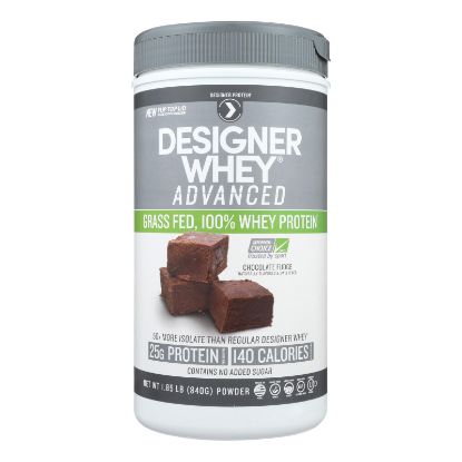 Designer Whey - Protein Powder - Chocolate Fudge - 1.85 Lb