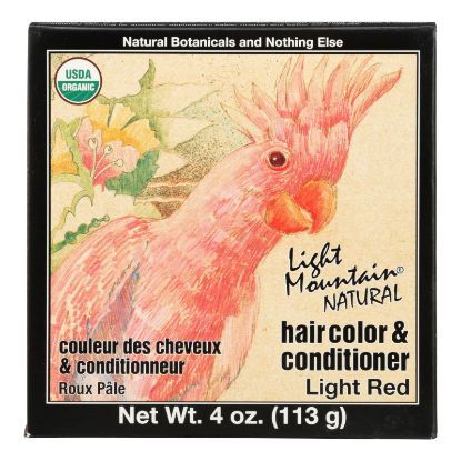 Light Mountain Hair Color - Light Red - Case of 1 - 4 oz.