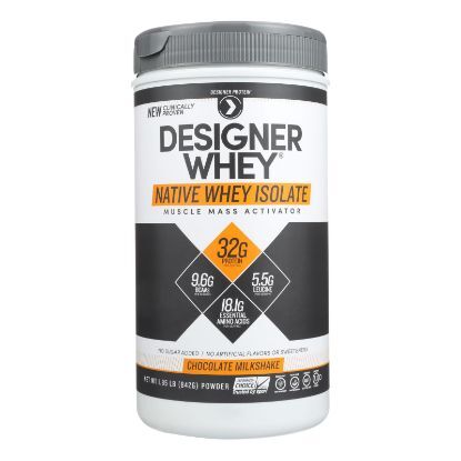 Designer Whey - Protein Powder - Chocolate Milkshake - 1.85 Lb