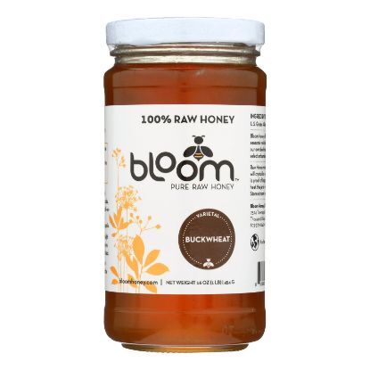 Bloom Honey - Honey - Buckwheat - Case of 6 - 16 oz.