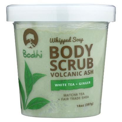 Bodhi - Body Scrub - White Tea and Ginger - Case of 1 - 14 oz.