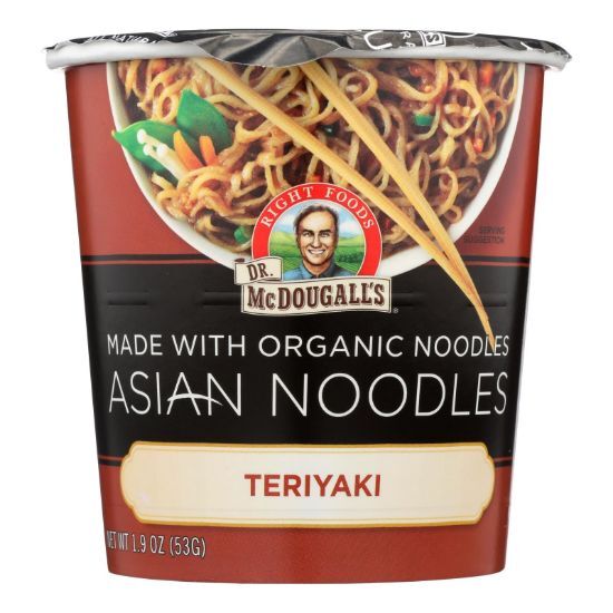 Dr. Mcdougall’S Asian Noodle Soup, Teriyaki  - Case of 6 - 1.9 OZ