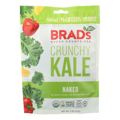 Brad's Plant Based - Raw Crunch - Naked - Case of 12 - 2 oz.