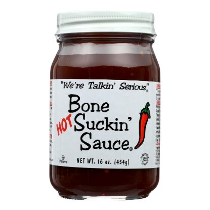 Bone Suckin Sauce - Hot - Case of 12 - 16 oz.