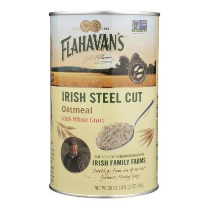 Flahavans Oatmeal - Irish Steel Cut - Case of 6 - 28 oz.