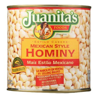 Juanita's Foods - Hominy - Mexican Style - Case of 12 - 25 oz.