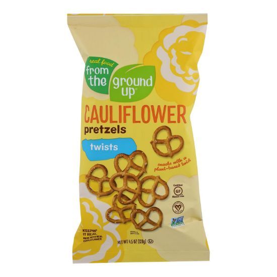 From The Ground Up - Cauliflower Pretzel Sticks - Twist - Case of 12 - 4.5 oz.