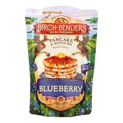 Birch Benders Pancake And Waffle Mix - Blueberry - Case of 6 - 14 oz.