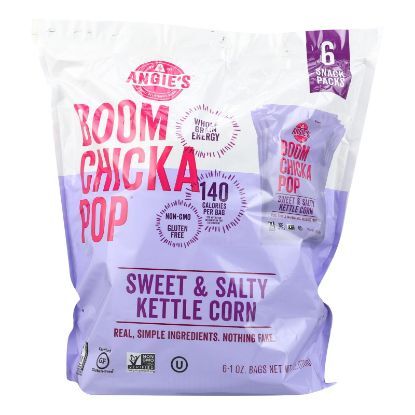 Angie's Kettle Corn  Sweet and Salty - Case of 4 - 6/1 Oz