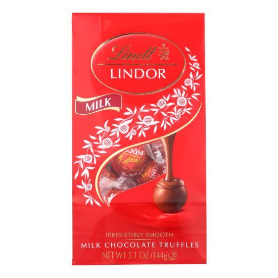 Lindt - Truffles Milk Chocolate Bag - Case of 6-5.1 oz