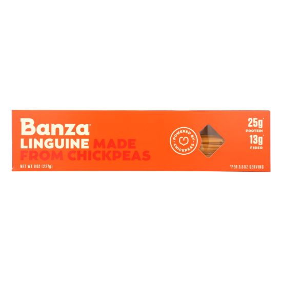 Banza - Chickpea Pasta - Linguine - Case of 12 - 8 oz.