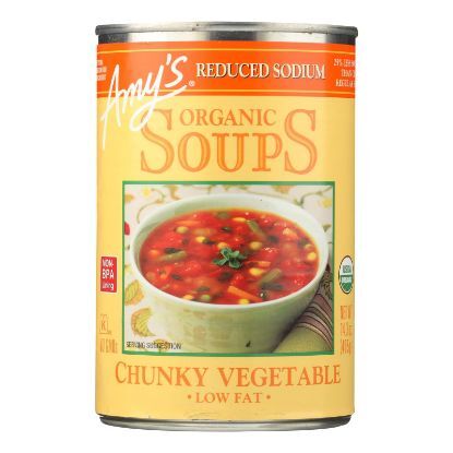 Amy's - Soup Organic Chunky Vegetable - Case Of 12 - 14.3 Oz