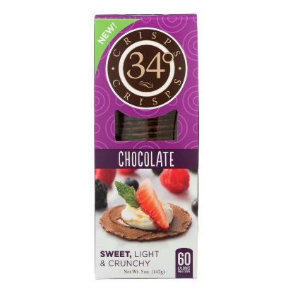 34 Degrees - Crisps Chocolate - Case of 18-5 oz