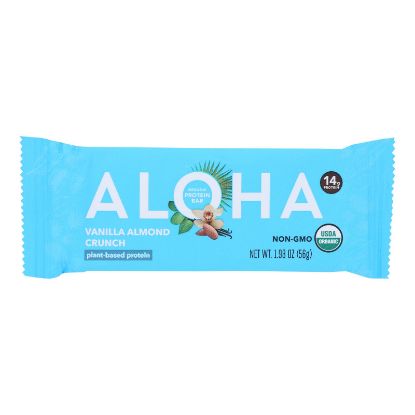 Aloha (Bars)  Vanilla Almond Crunch - Case Of 12 - 1.9 Oz