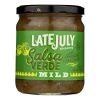 Late July Snacks Salsa - Verde - Case of 12 - 15.5 oz.