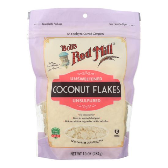 Bob's Red Mill - Coconut Flakes - Case of 4-10 oz