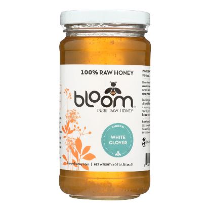 Bloom Honey - Honey - White Clover - Case of 6 - 16 oz.