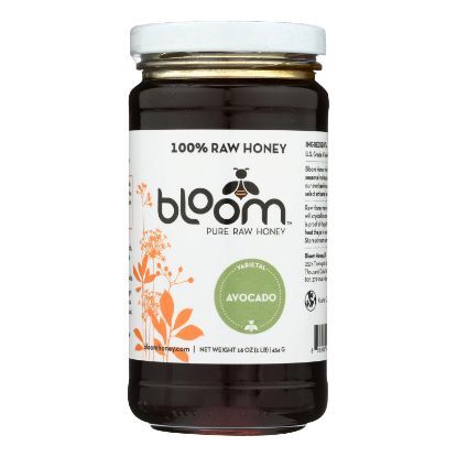 Bloom Honey - Honey - Avocado - Case of 6 - 16 oz.