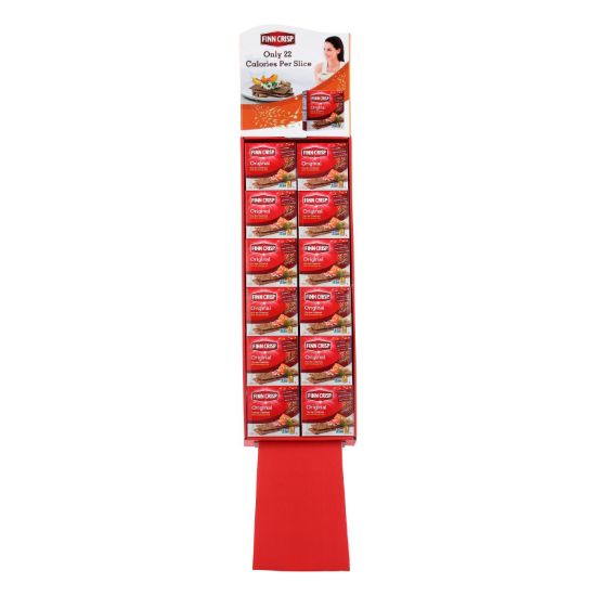 Finn Crisp Crackers Display - Original - Case of 36 - 7 oz.
