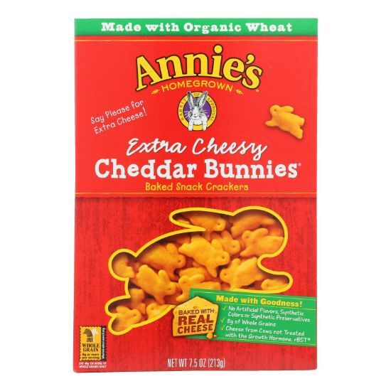 Annie's Homegrown - Chddr Bnnies  X-cheese - Case of 12-7.5 oz.