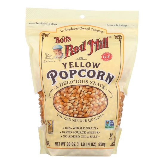 Bob's Red Mill - Popcorn - Yellow - Case of 4 - 30 oz.