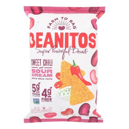 Beanitos - White Bean Chips - Sweet Chili and Sour Cream - Case of 6 - 4.5 oz.