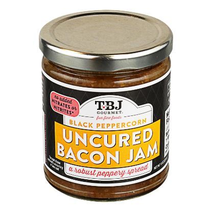 Bacon Jam - Uncured Bacon Jam Spread - Black Peppercorn - Case of 6 - 8.5 oz.