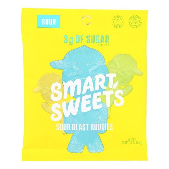 Smartsweets - Gummy Sour Blast Buddies - Case of 12 - 1.8 OZ