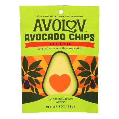 Avolov - Avocado Chips - Sriracha - Case of 12 - 1.5 oz.