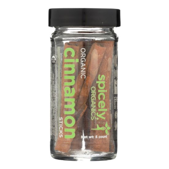 Spicely Organics - Organic Cinnamon - Sticks - Case of 3 - 6 Count