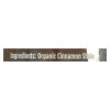 Spicely Organics - Organic Cinnamon - Sticks - Case of 3 - 6 Count