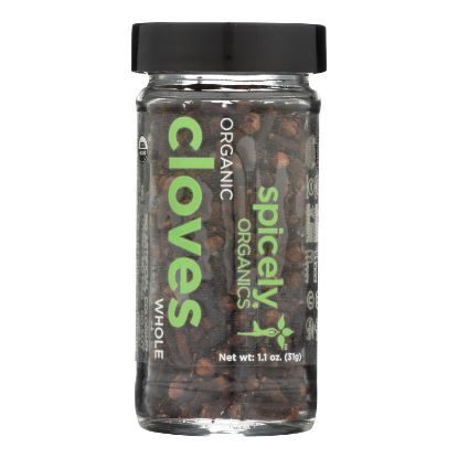 Spicely Organics - Organic Cloves - Whole - Case of 3 - 1.1 oz.