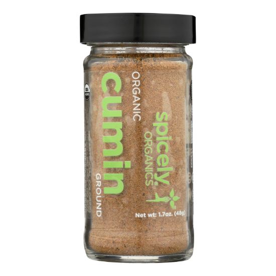 Spicely Organics - Organic Cumin - Ground - Case of 3 - 1.7 oz.