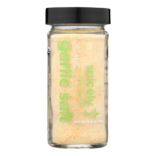 Spicely Organics - Organic Garlic - Seasoning - Case of 3 - 3.4 oz.