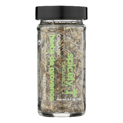 Spicely Organics - Organic Herbs De Provence - Case of 3 - 0.5 oz.