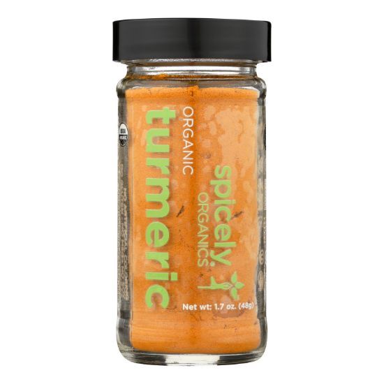 Spicely Organics - Organic Turmeric - Case of 3 - 1.7 oz.