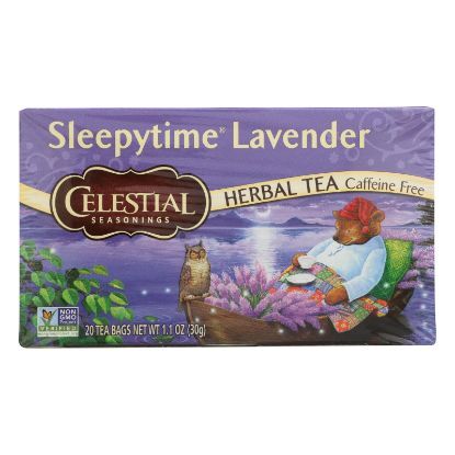 Celestial Seasonings - Tea - Sleepytime Lavender - Case of 6 - 20 Bags