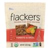 Doctor In The Kitchen - Organic Flax Seed Crackers - Tomato and Basil - Case of 6 - 5 oz.