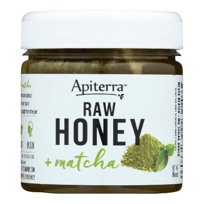 Apiterra - Raw Honey - Matcha - Case of 6 - 8 oz.