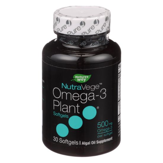 Nature's Way - NutraVege Omega-3 Plant Softgels - 30 Softgels