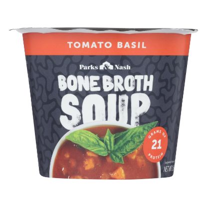 Bone Broth Soup - Soup Cup - Tomato Basil - Case of 6 - 1.69 oz.