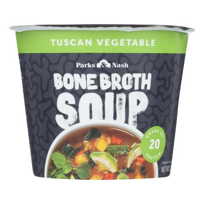 Bone Broth Soup - Soup Cup - Tuscan Vegetable - Case of 6 - 1.23 oz.